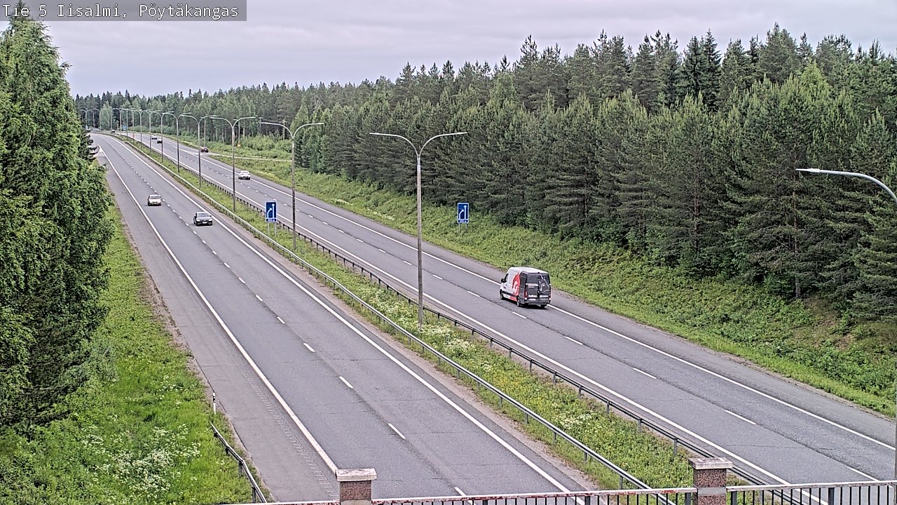 Kelikamerat Kuva Tie 5 Iisalmi, Pöytäkangas, Iisalmi, Pohjois-Savo