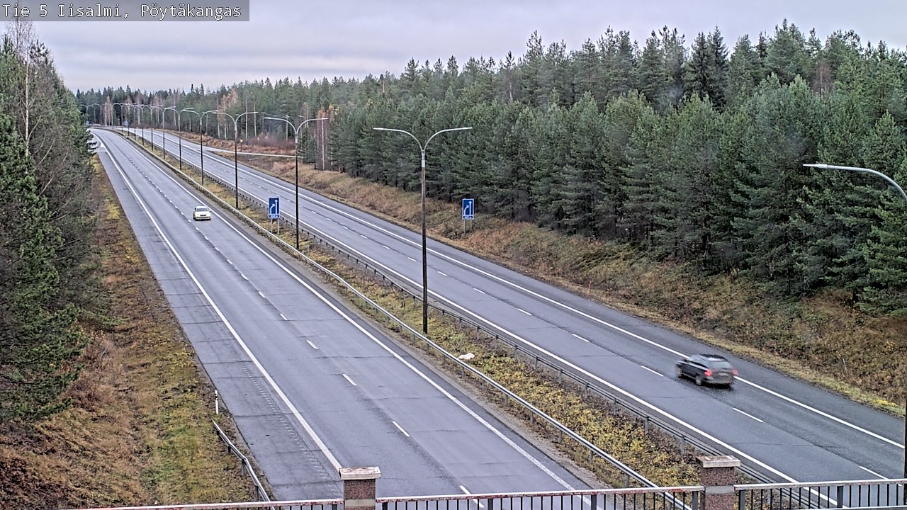 Weather Camera Image Väg 5 Idensalmi, Pöytäkangas, Iisalmi, Pohjois-Savo