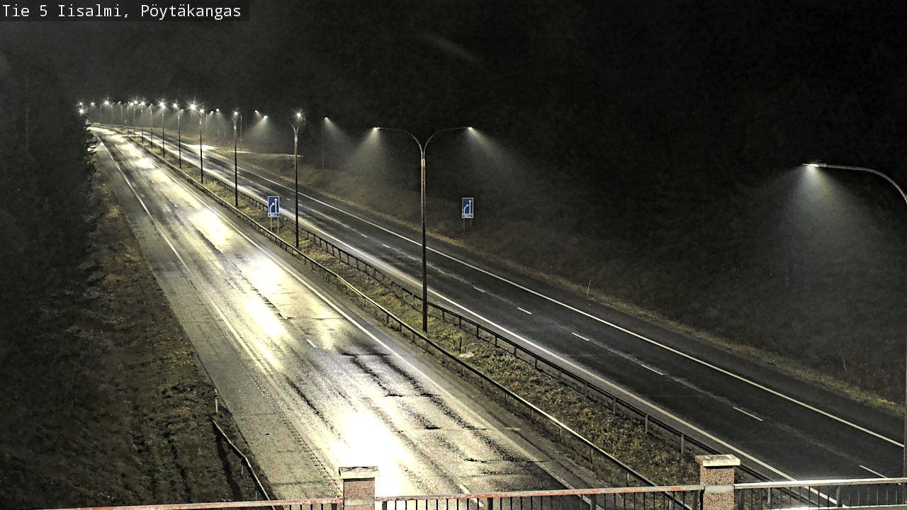 Weather Camera Image Road 5 Iisalmi, Pöytäkangas, Iisalmi, Pohjois-Savo