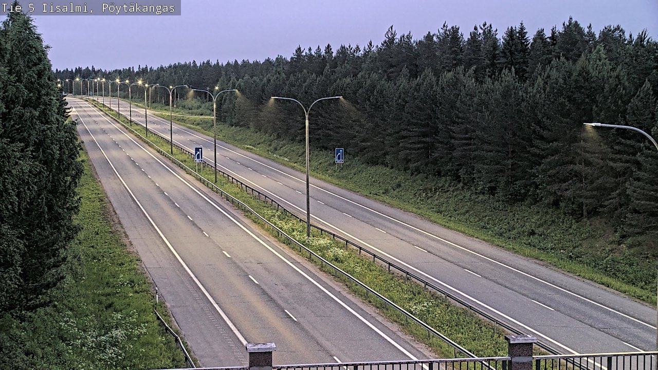 Kelikamerat Kuva Tie 5 Iisalmi, Pöytäkangas, Iisalmi, Pohjois-Savo