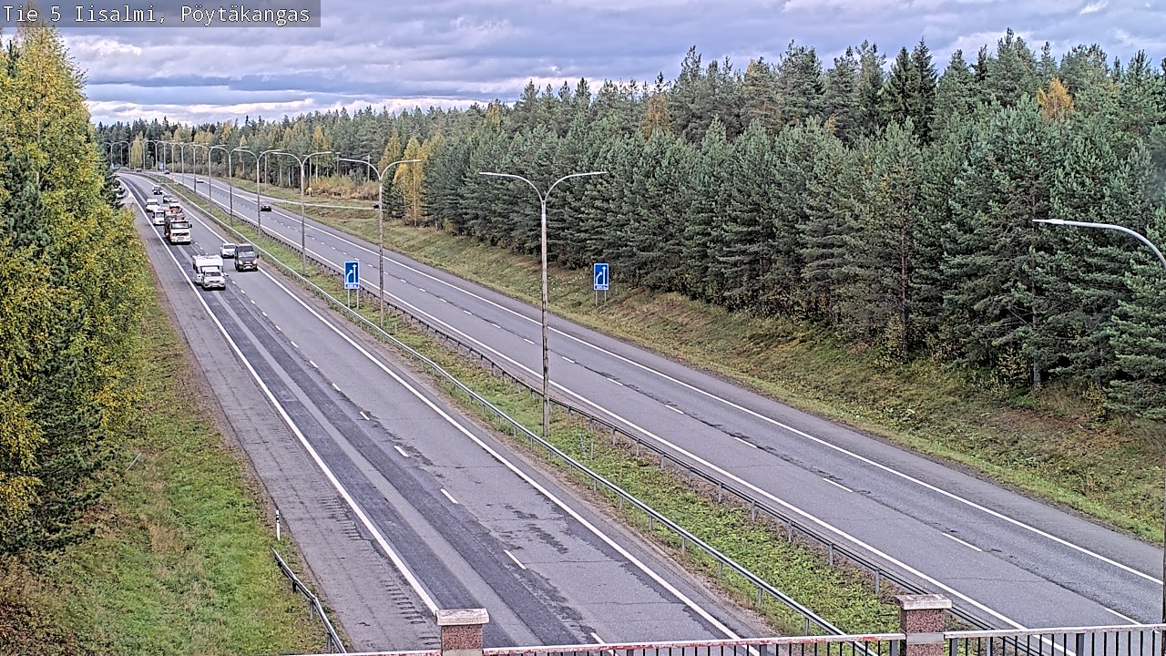 Weather Camera Image Road 5 Iisalmi, Pöytäkangas, Iisalmi, Pohjois-Savo