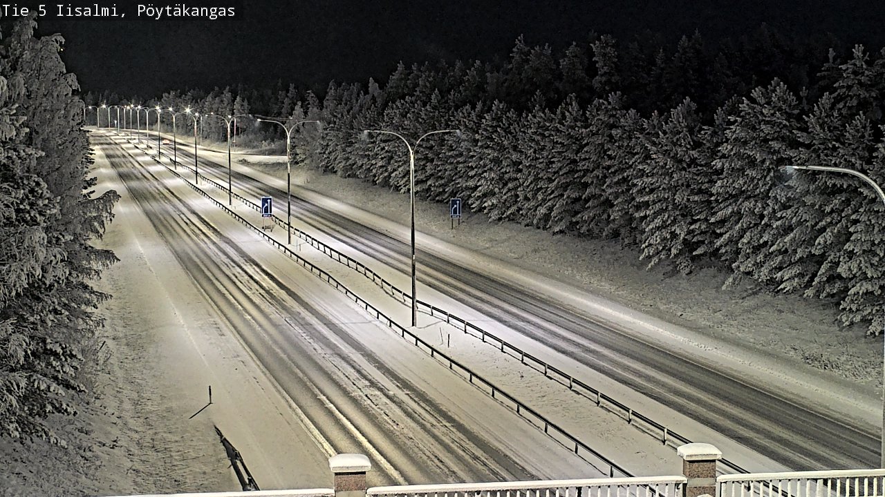 Weather Camera Image Väg 5 Idensalmi, Pöytäkangas, Iisalmi, Pohjois-Savo