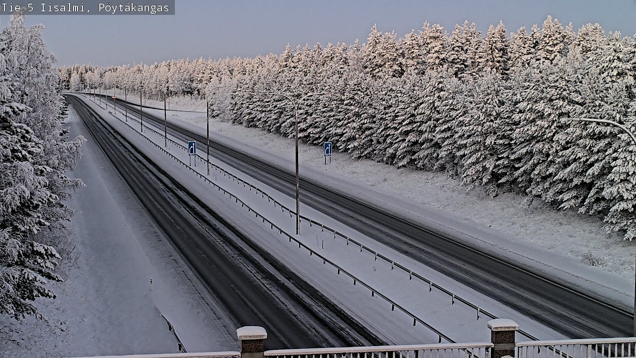 Weather Camera Image Väg 5 Idensalmi, Pöytäkangas, Iisalmi, Pohjois-Savo