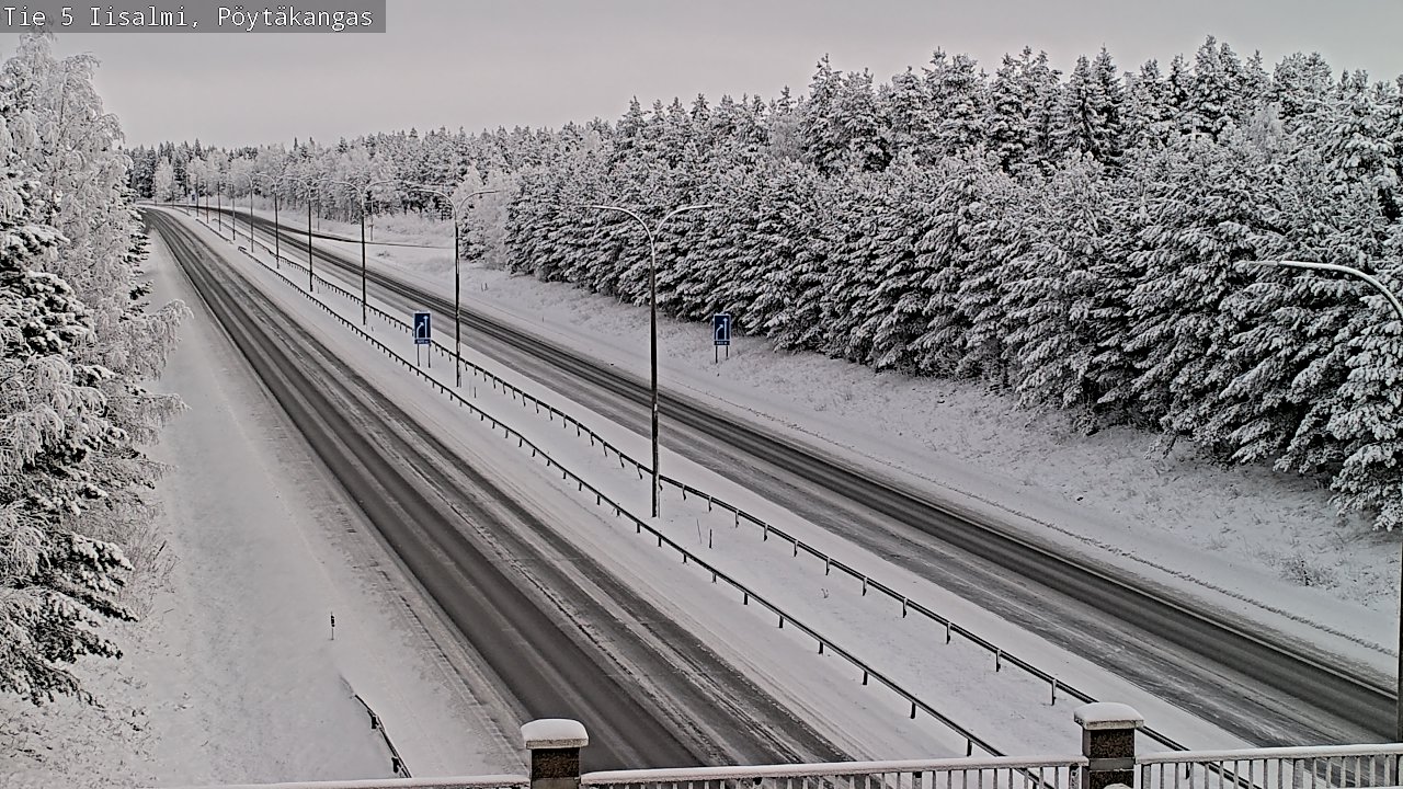 Weather Camera Image Väg 5 Idensalmi, Pöytäkangas, Iisalmi, Pohjois-Savo