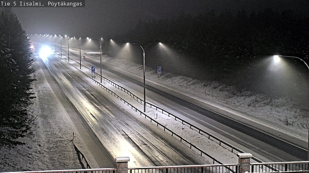 Weather Camera Image Road 5 Iisalmi, Pöytäkangas, Iisalmi, Pohjois-Savo