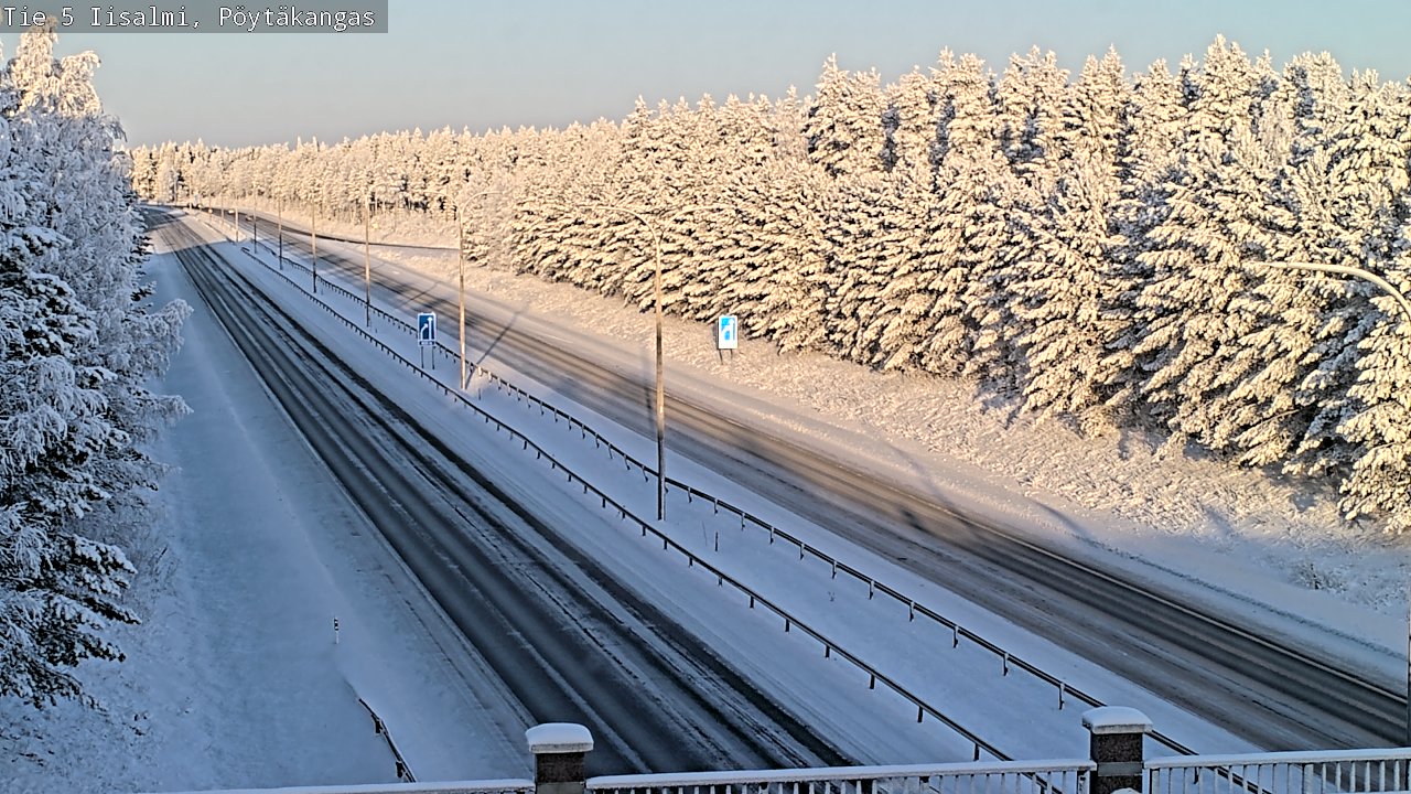 Weather Camera Image Väg 5 Idensalmi, Pöytäkangas, Iisalmi, Pohjois-Savo