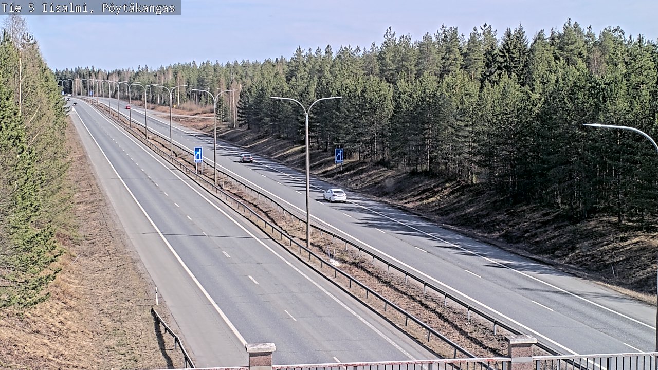 Weather Camera Image Väg 5 Idensalmi, Pöytäkangas, Iisalmi, Pohjois-Savo