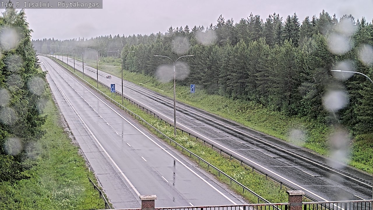 Weather Camera Image Väg 5 Idensalmi, Pöytäkangas, Iisalmi, Pohjois-Savo