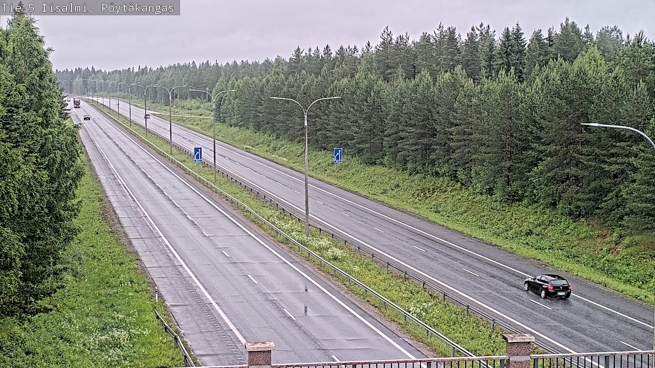 Weather Camera Image Väg 5 Idensalmi, Pöytäkangas, Iisalmi, Pohjois-Savo