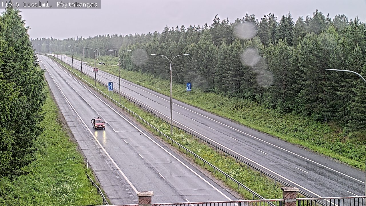 Weather Camera Image Väg 5 Idensalmi, Pöytäkangas, Iisalmi, Pohjois-Savo