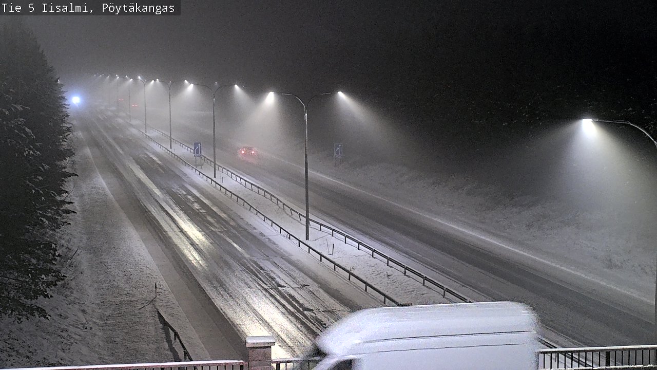Weather Camera Image Road 5 Iisalmi, Pöytäkangas, Iisalmi, Pohjois-Savo