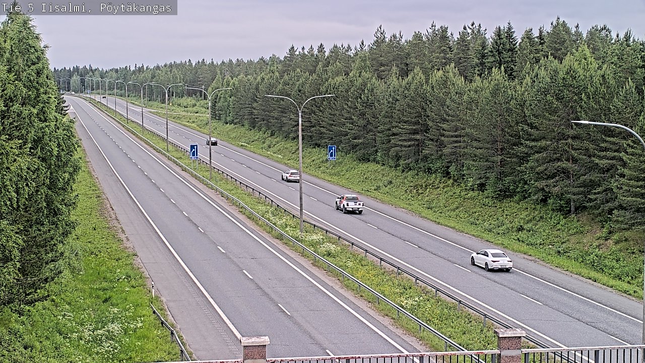 Kelikamerat Kuva Tie 5 Iisalmi, Pöytäkangas, Iisalmi, Pohjois-Savo