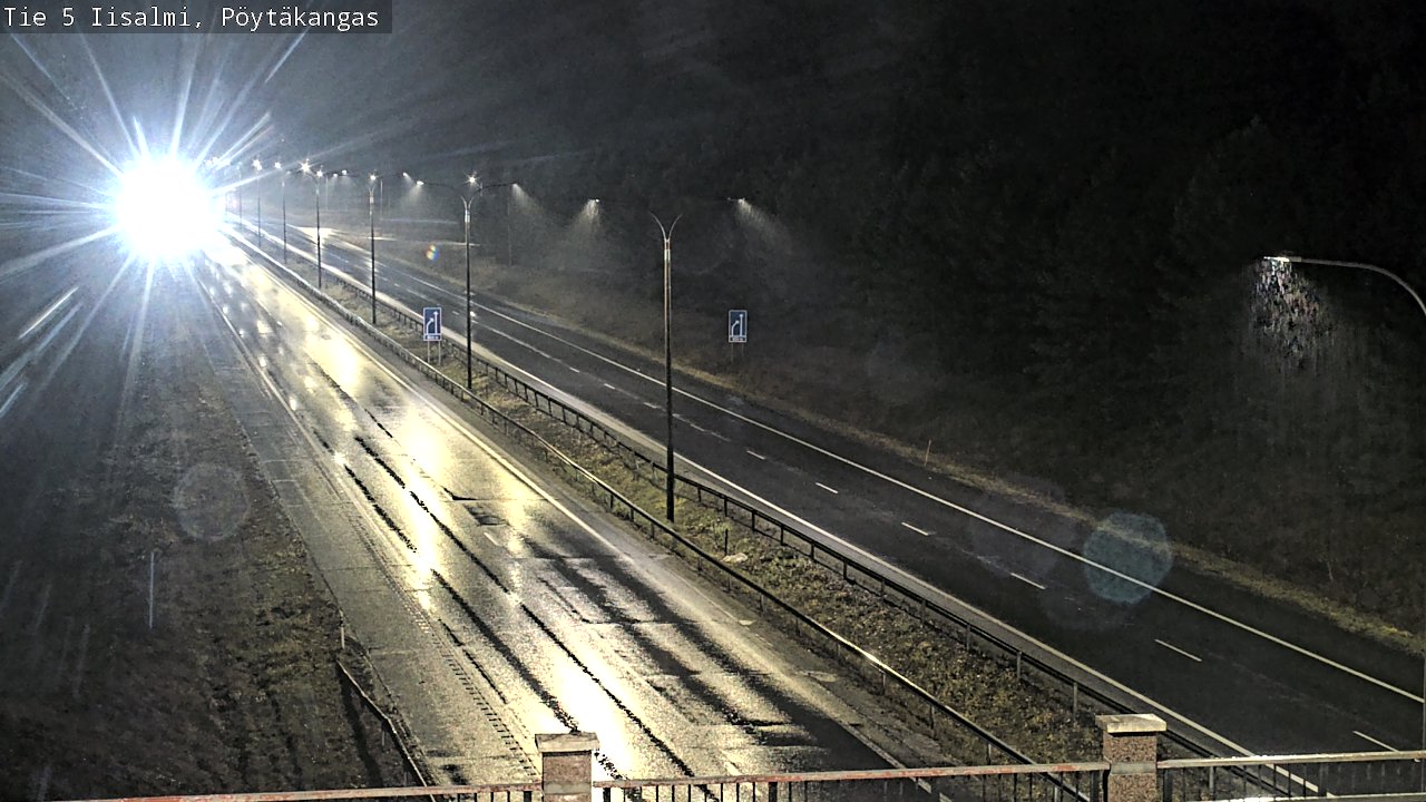 Weather Camera Image Väg 5 Idensalmi, Pöytäkangas, Iisalmi, Pohjois-Savo
