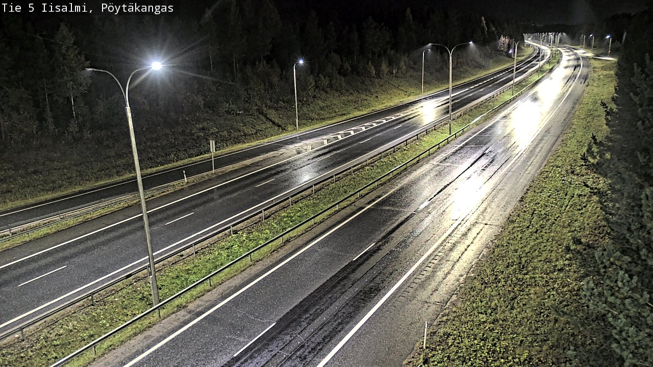 Weather Camera Image Road 5 Iisalmi, Pöytäkangas, Iisalmi, Pohjois-Savo