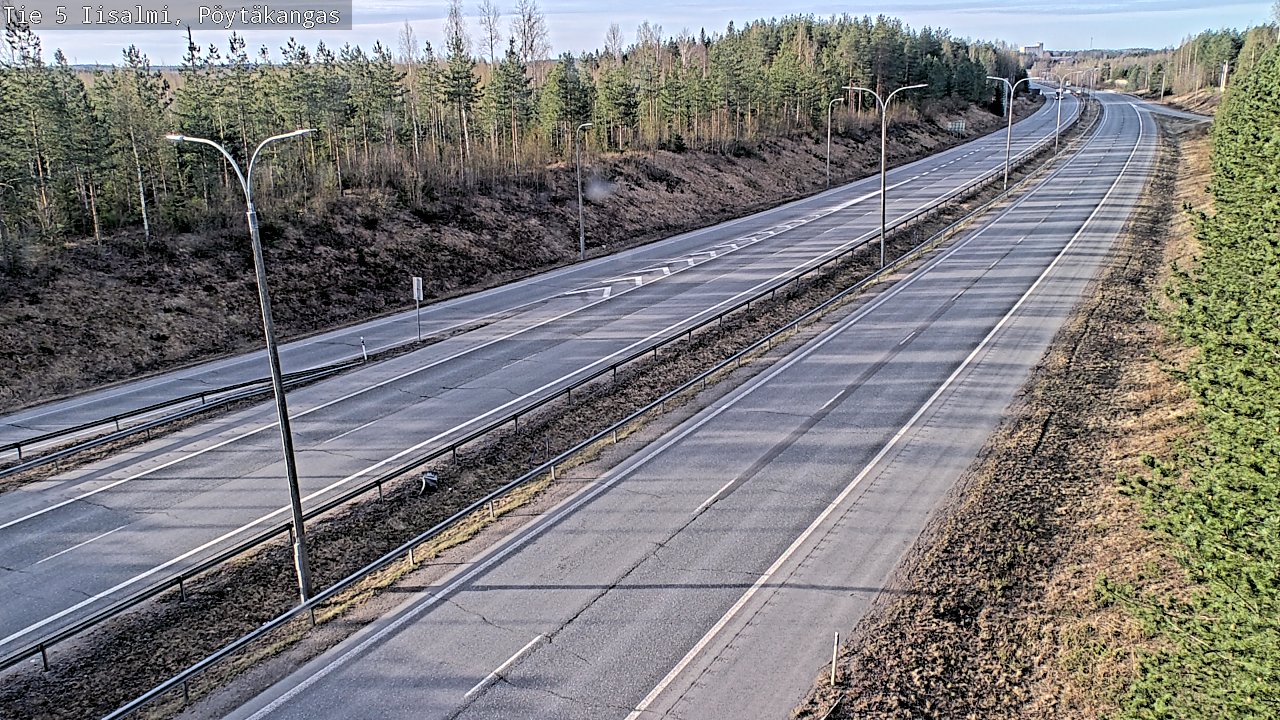 Kelikamerat Kuva Tie 5 Iisalmi, Pöytäkangas, Iisalmi, Pohjois-Savo