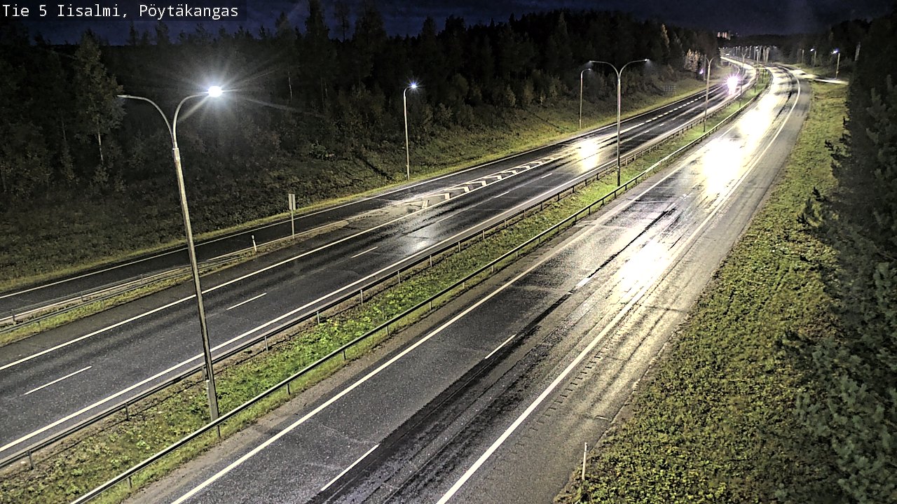 Weather Camera Image Road 5 Iisalmi, Pöytäkangas, Iisalmi, Pohjois-Savo