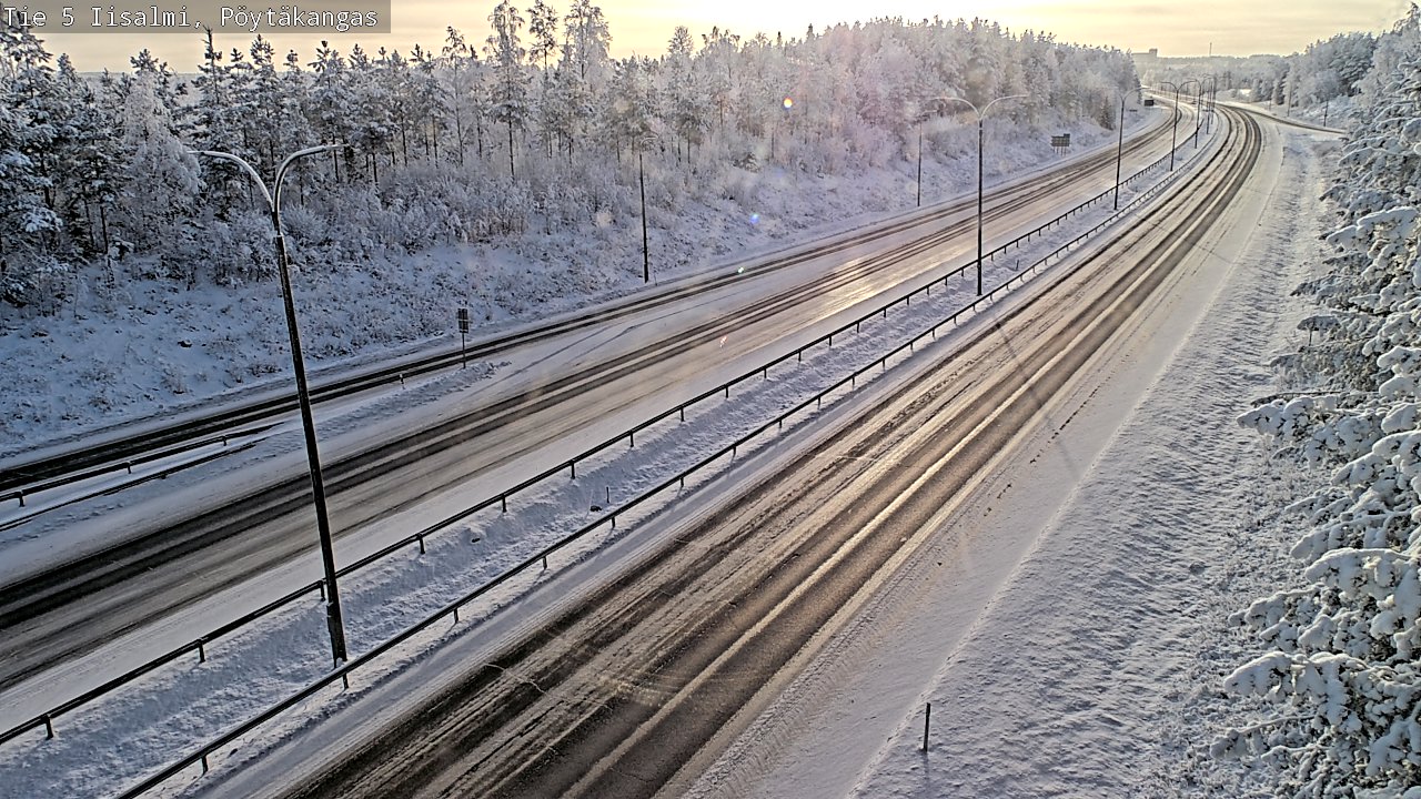 Weather Camera Image Väg 5 Idensalmi, Pöytäkangas, Iisalmi, Pohjois-Savo
