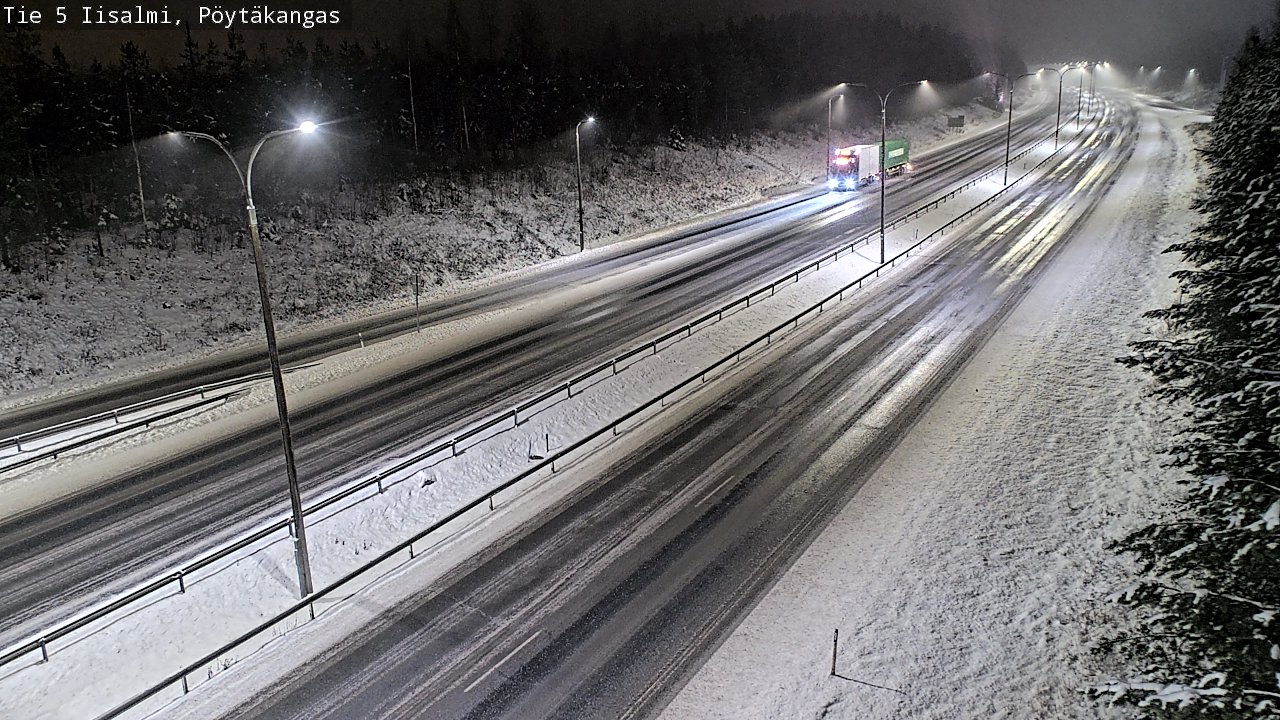 Weather Camera Image Road 5 Iisalmi, Pöytäkangas, Iisalmi, Pohjois-Savo