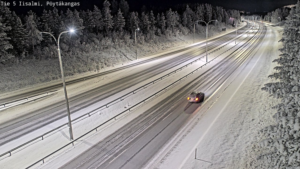 Weather Camera Image Väg 5 Idensalmi, Pöytäkangas, Iisalmi, Pohjois-Savo