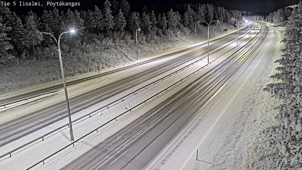 Weather Camera Image Väg 5 Idensalmi, Pöytäkangas, Iisalmi, Pohjois-Savo