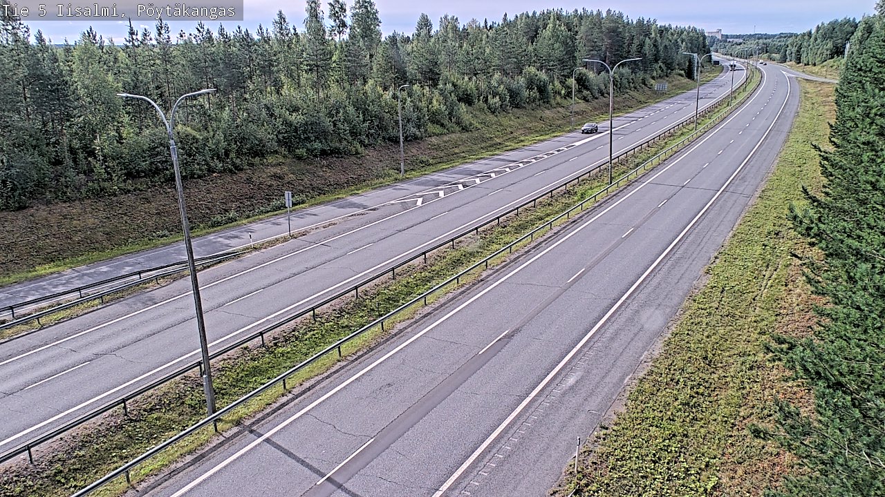 Weather Camera Image Väg 5 Idensalmi, Pöytäkangas, Iisalmi, Pohjois-Savo