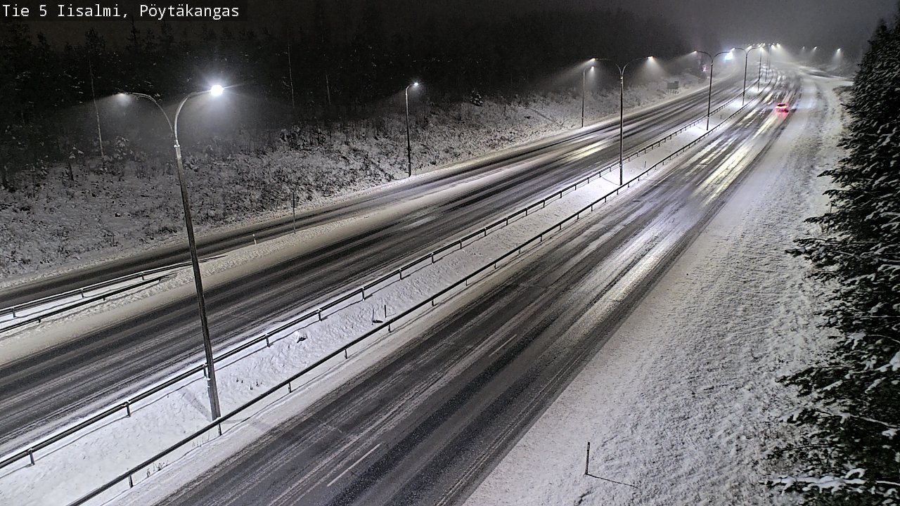 Weather Camera Image Road 5 Iisalmi, Pöytäkangas, Iisalmi, Pohjois-Savo