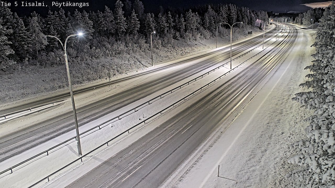 Weather Camera Image Väg 5 Idensalmi, Pöytäkangas, Iisalmi, Pohjois-Savo