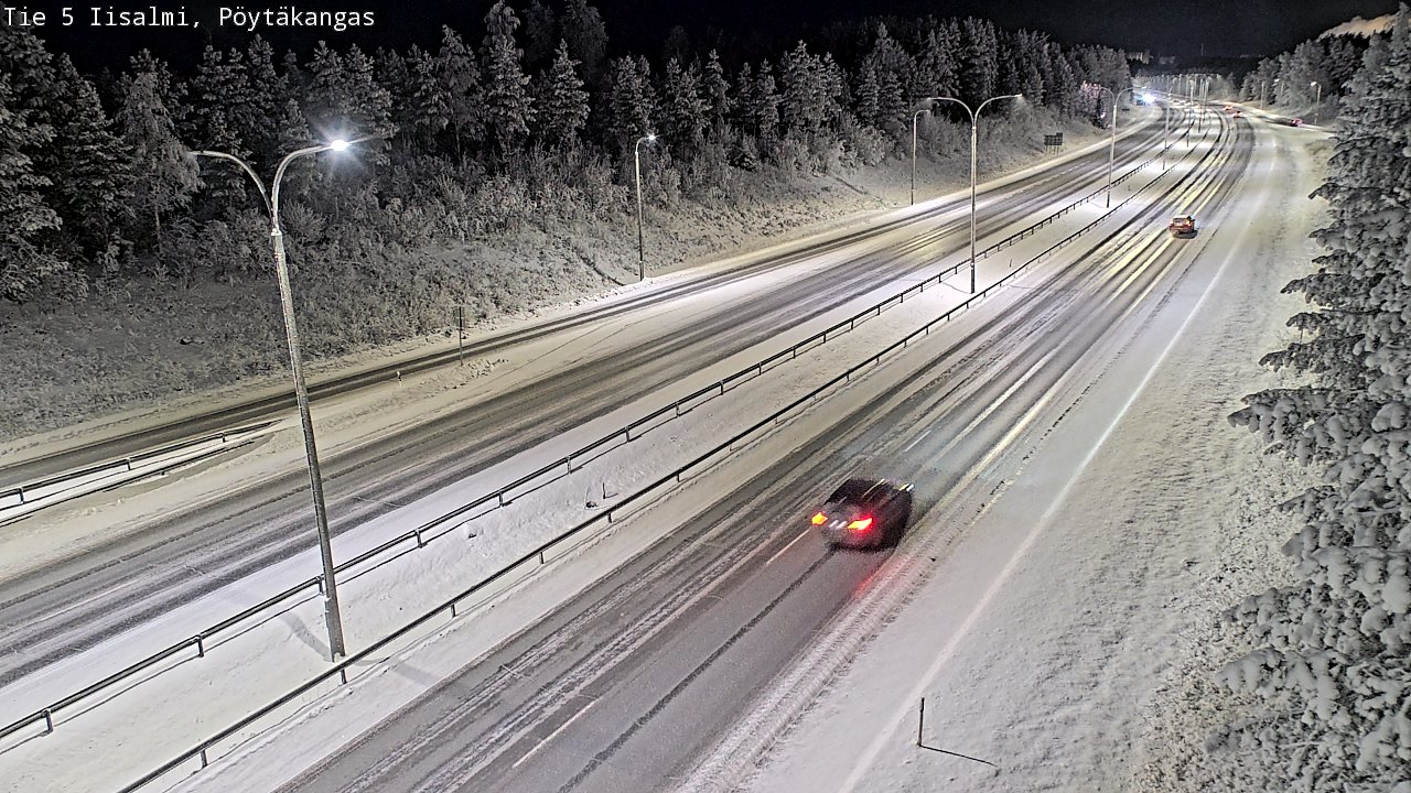 Weather Camera Image Väg 5 Idensalmi, Pöytäkangas, Iisalmi, Pohjois-Savo
