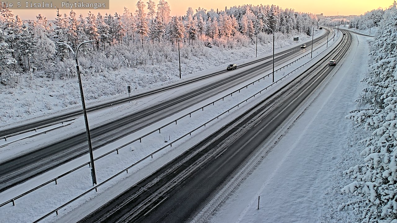 Weather Camera Image Väg 5 Idensalmi, Pöytäkangas, Iisalmi, Pohjois-Savo