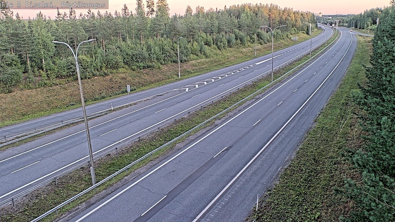 Kelikamerat Kuva Tie 5 Iisalmi, Pöytäkangas, Iisalmi, Pohjois-Savo