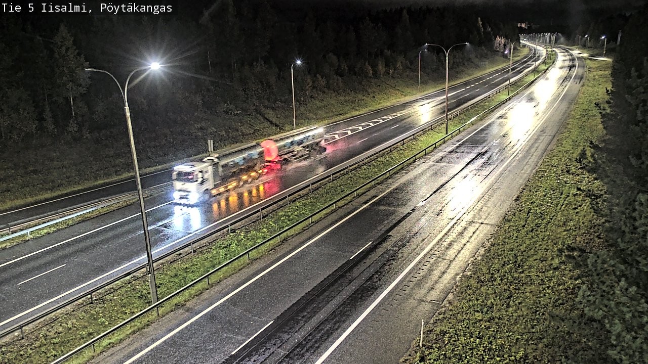 Weather Camera Image Road 5 Iisalmi, Pöytäkangas, Iisalmi, Pohjois-Savo
