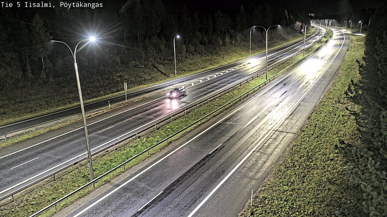 Weather Camera Image Road 5 Iisalmi, Pöytäkangas, Iisalmi, Pohjois-Savo