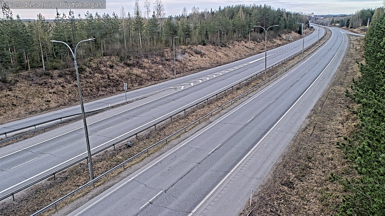 Kelikamerat Kuva Tie 5 Iisalmi, Pöytäkangas, Iisalmi, Pohjois-Savo
