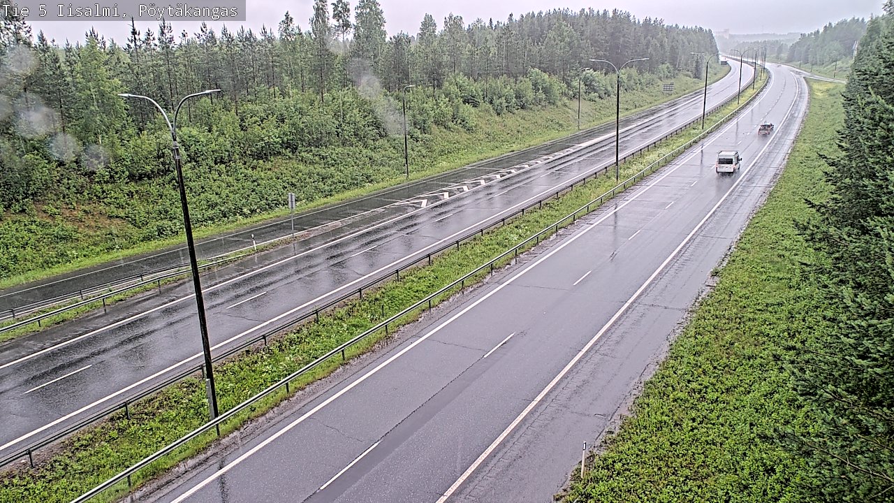Weather Camera Image Väg 5 Idensalmi, Pöytäkangas, Iisalmi, Pohjois-Savo