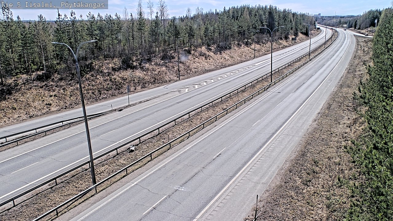 Weather Camera Image Väg 5 Idensalmi, Pöytäkangas, Iisalmi, Pohjois-Savo