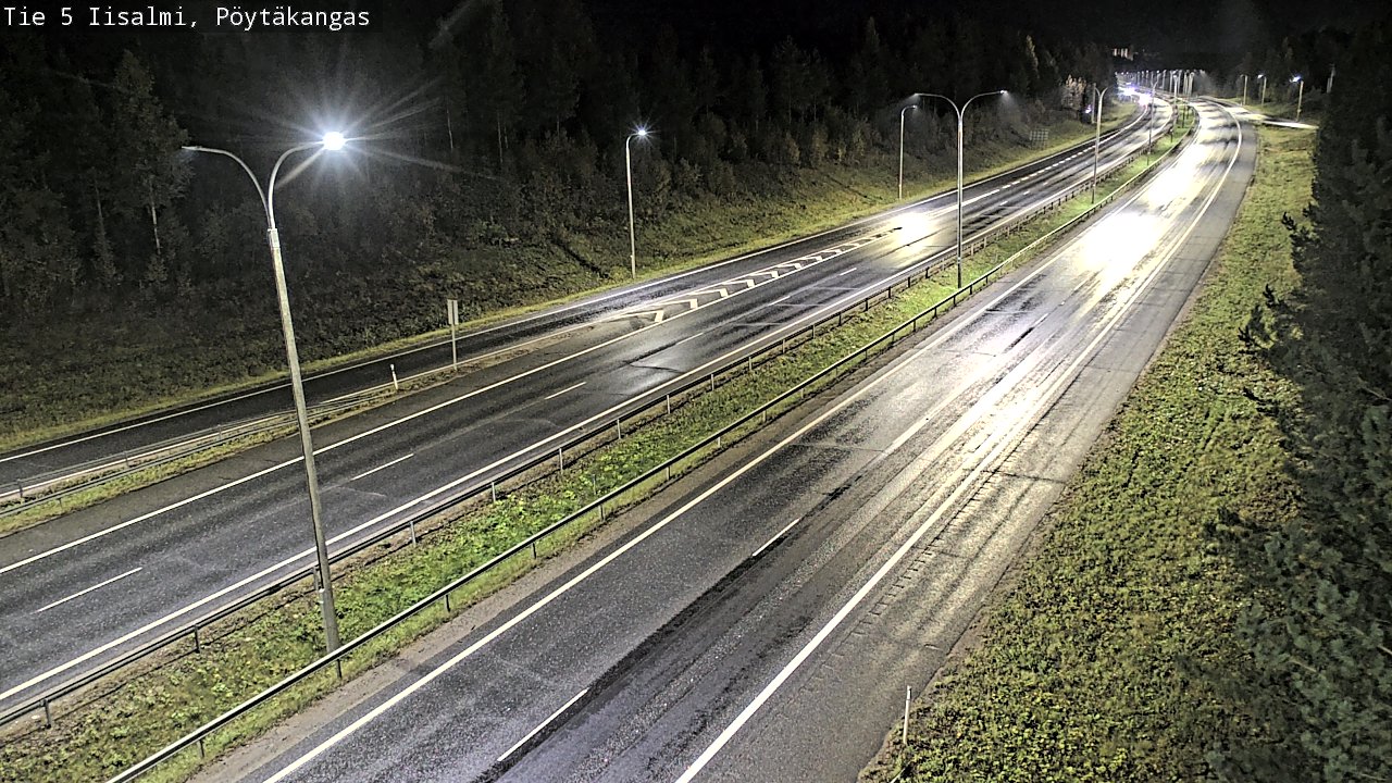 Weather Camera Image Road 5 Iisalmi, Pöytäkangas, Iisalmi, Pohjois-Savo