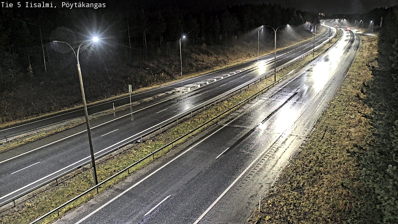 Weather Camera Image Väg 5 Idensalmi, Pöytäkangas, Iisalmi, Pohjois-Savo