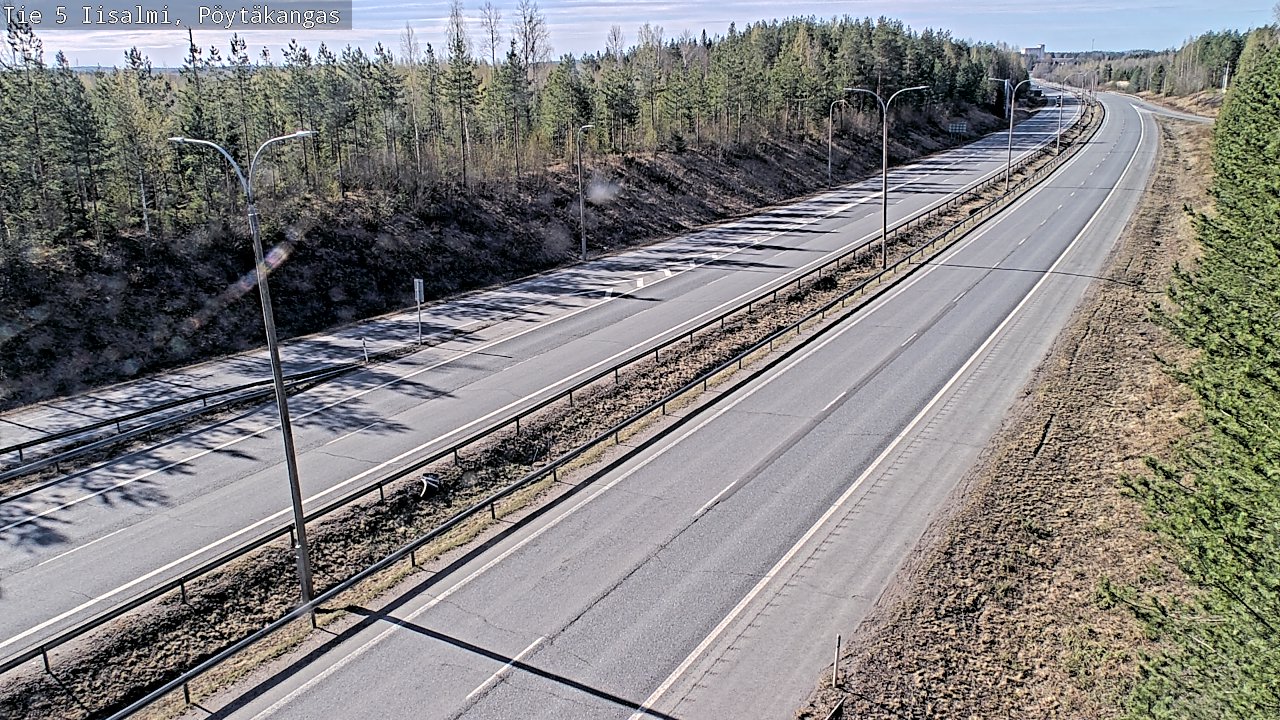 Kelikamerat Kuva Tie 5 Iisalmi, Pöytäkangas, Iisalmi, Pohjois-Savo