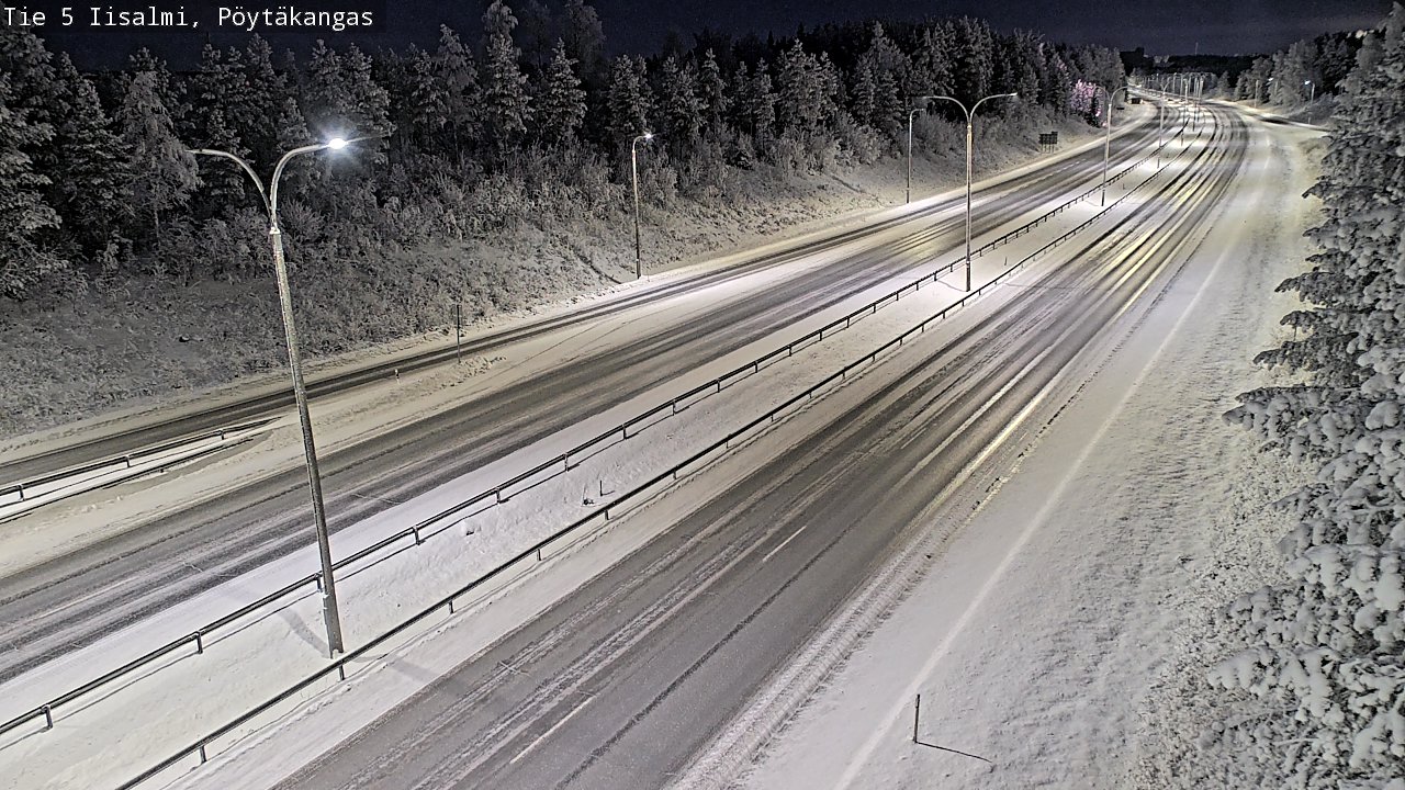 Weather Camera Image Väg 5 Idensalmi, Pöytäkangas, Iisalmi, Pohjois-Savo