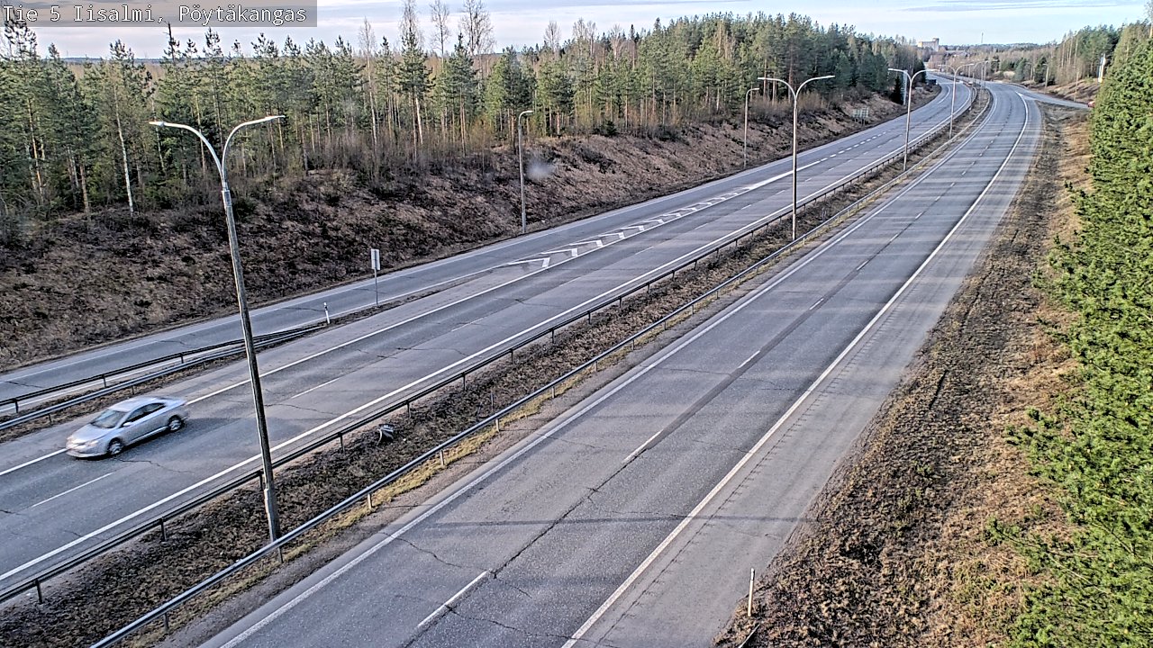 Kelikamerat Kuva Tie 5 Iisalmi, Pöytäkangas, Iisalmi, Pohjois-Savo