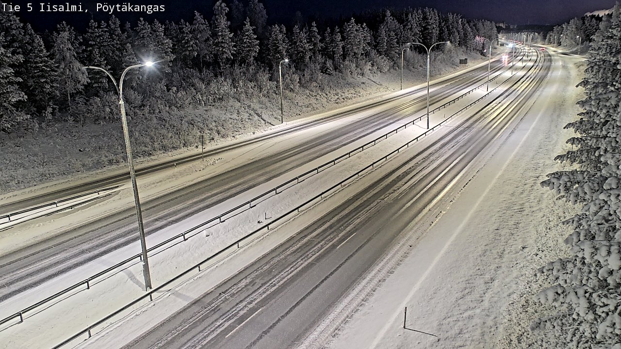 Weather Camera Image Väg 5 Idensalmi, Pöytäkangas, Iisalmi, Pohjois-Savo