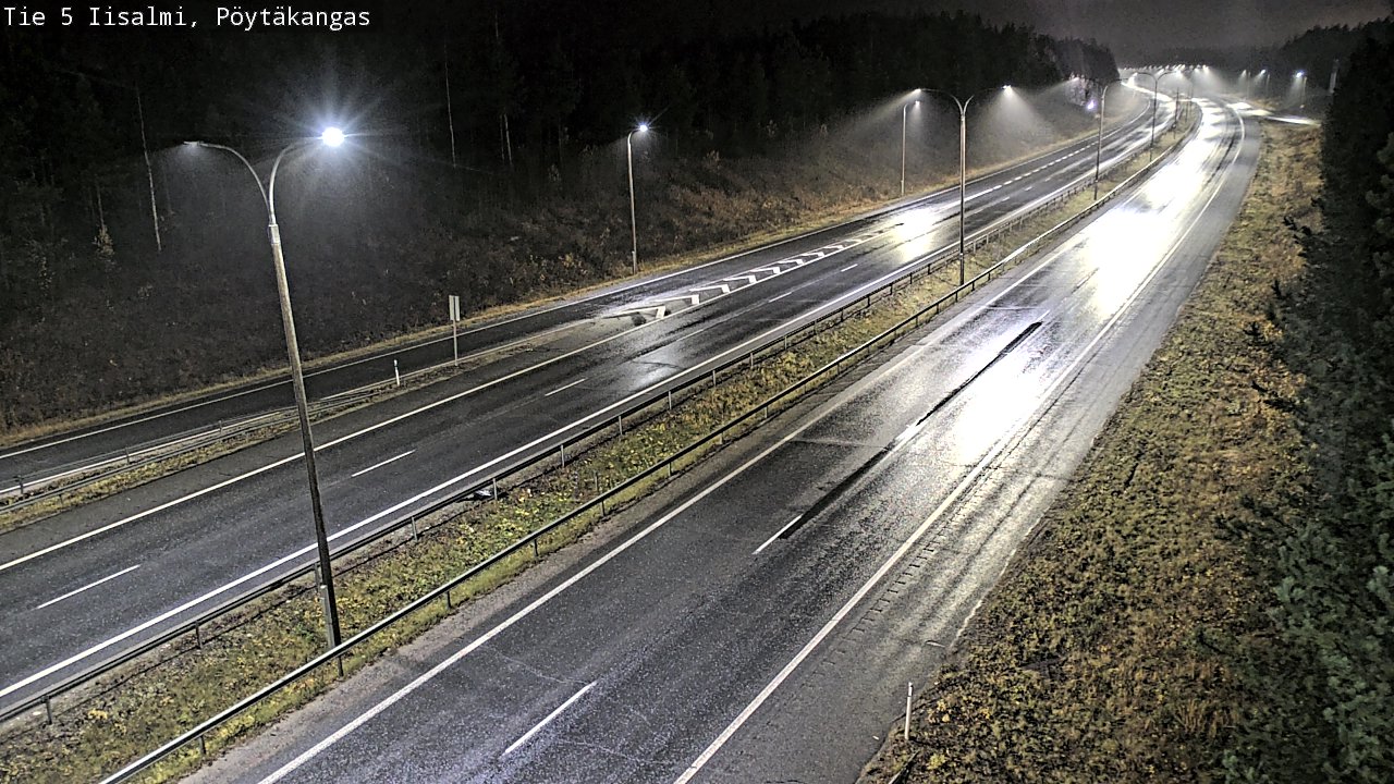 Weather Camera Image Road 5 Iisalmi, Pöytäkangas, Iisalmi, Pohjois-Savo