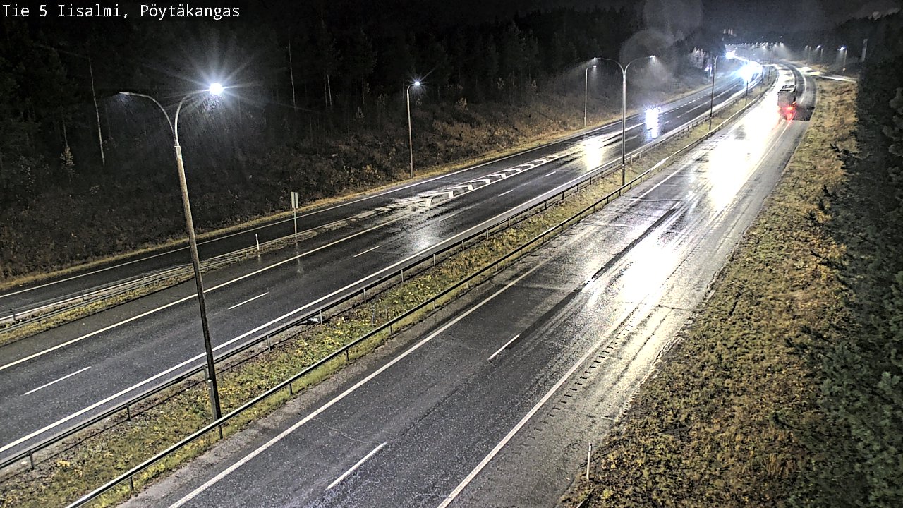 Weather Camera Image Väg 5 Idensalmi, Pöytäkangas, Iisalmi, Pohjois-Savo