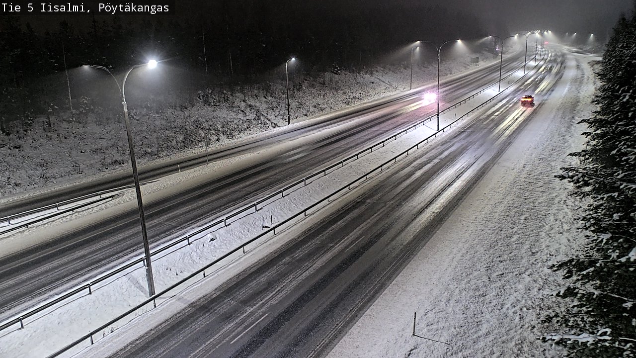 Weather Camera Image Road 5 Iisalmi, Pöytäkangas, Iisalmi, Pohjois-Savo