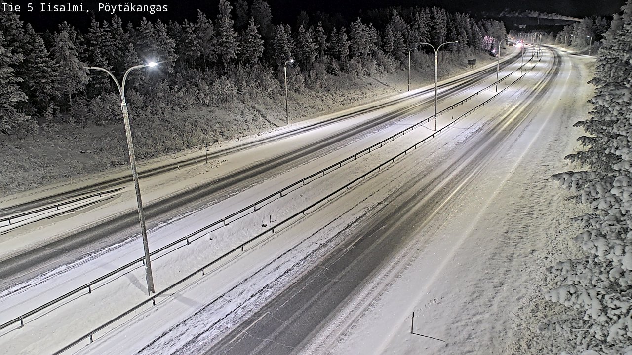 Kelikamerat Kuva Tie 5 Iisalmi, Pöytäkangas, Iisalmi, Pohjois-Savo