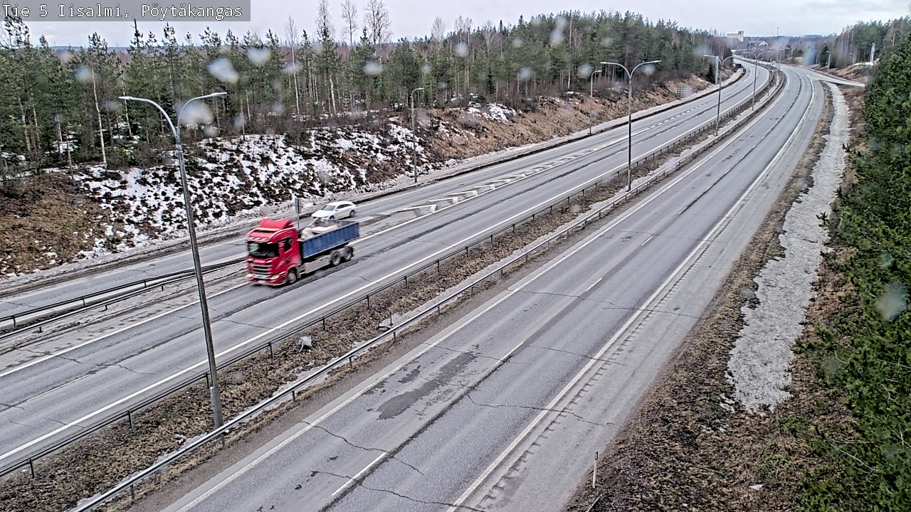 Kelikamerat Kuva Tie 5 Iisalmi, Pöytäkangas, Iisalmi, Pohjois-Savo