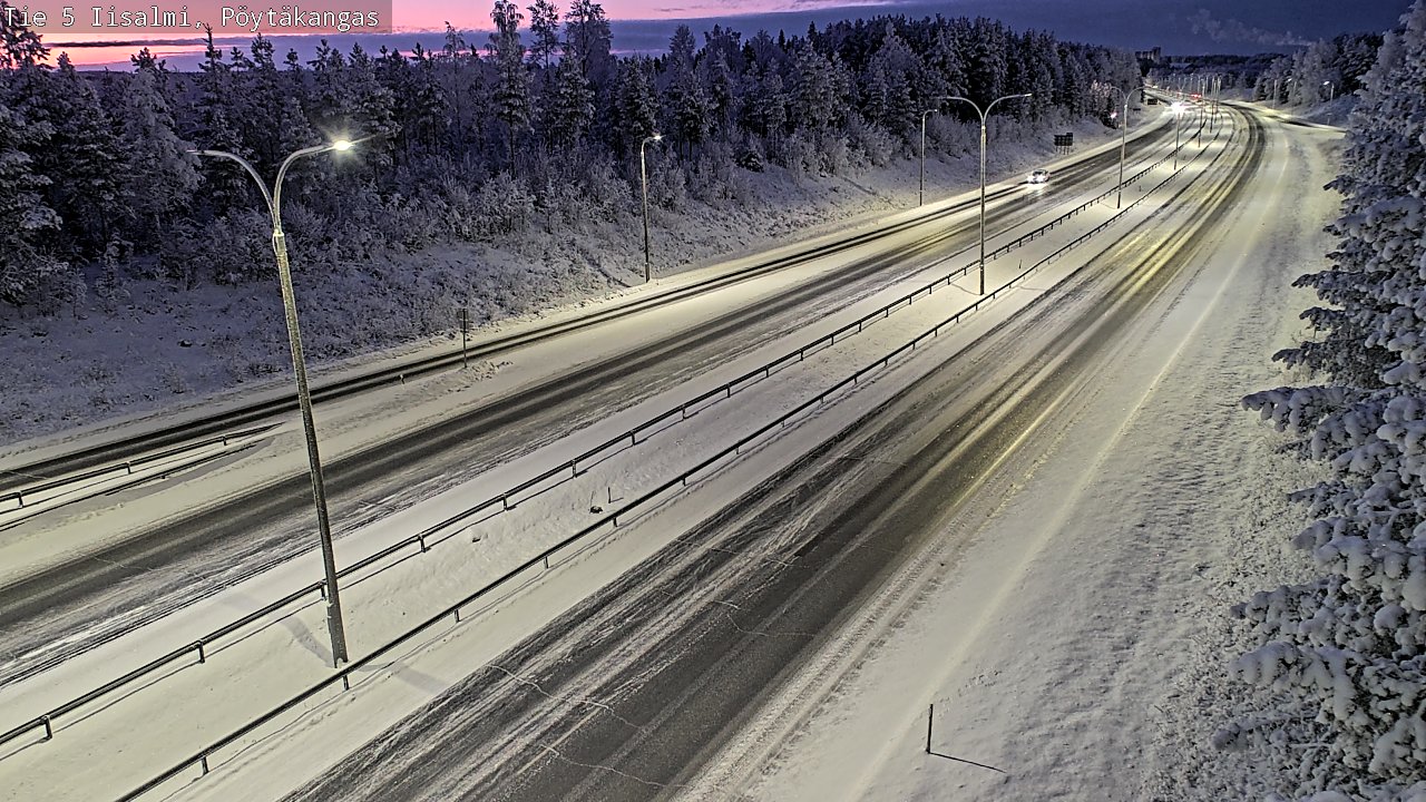 Kelikamerat Kuva Tie 5 Iisalmi, Pöytäkangas, Iisalmi, Pohjois-Savo