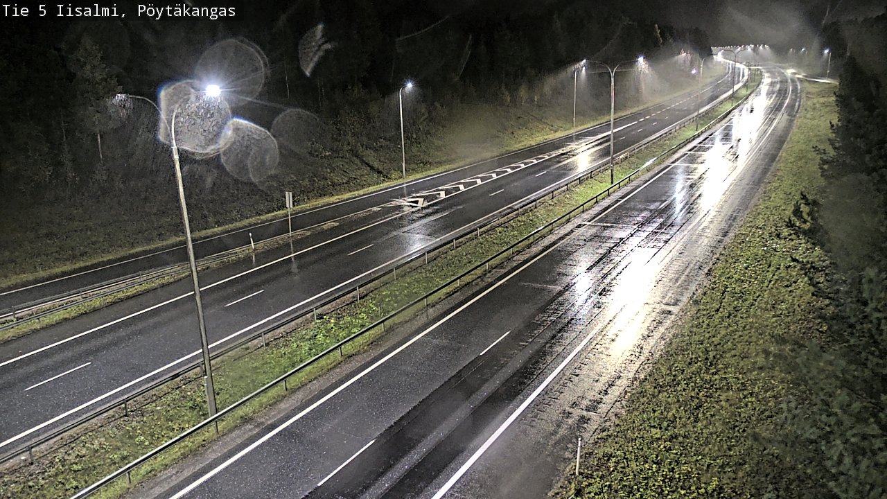 Weather Camera Image Road 5 Iisalmi, Pöytäkangas, Iisalmi, Pohjois-Savo