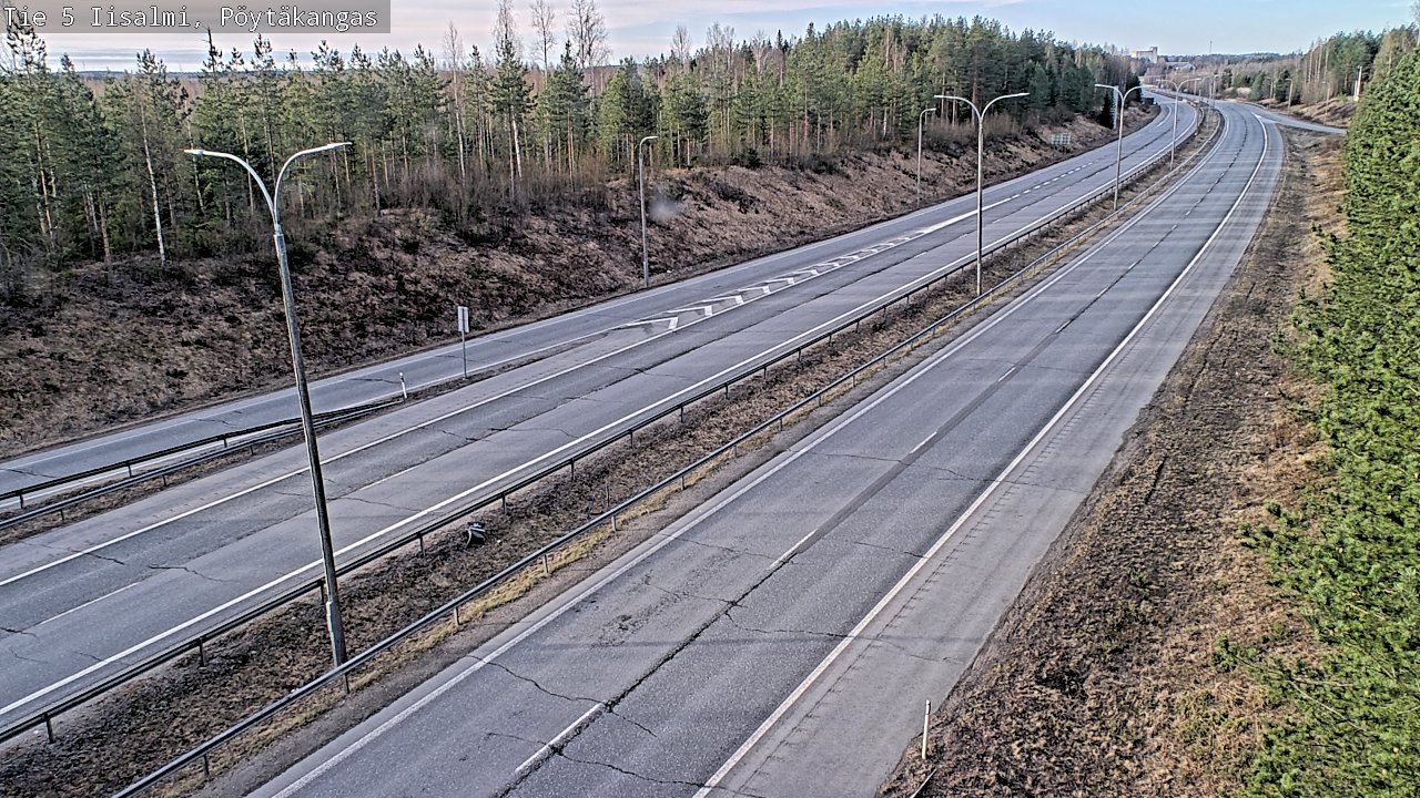 Weather Camera Image Väg 5 Idensalmi, Pöytäkangas, Iisalmi, Pohjois-Savo