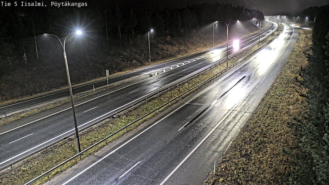 Weather Camera Image Road 5 Iisalmi, Pöytäkangas, Iisalmi, Pohjois-Savo